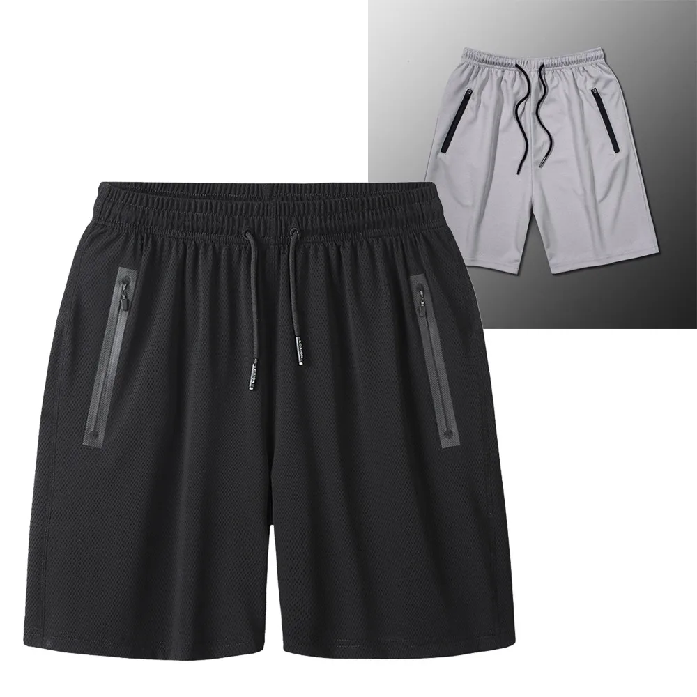 2021 Summer Running Quick Dry Shorts Mens Gym Fitness Sports Jogging Training Short Pants Male Multi-pocket Beach Sweatpants New