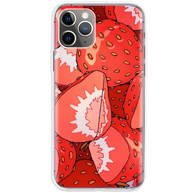

Variety of Fruits Protector For Apple iPhone 12 Case For iphone 11 Pro max Mini Case SE 2020 7 8 6 6S Plus X XR XS MAX Case Cove