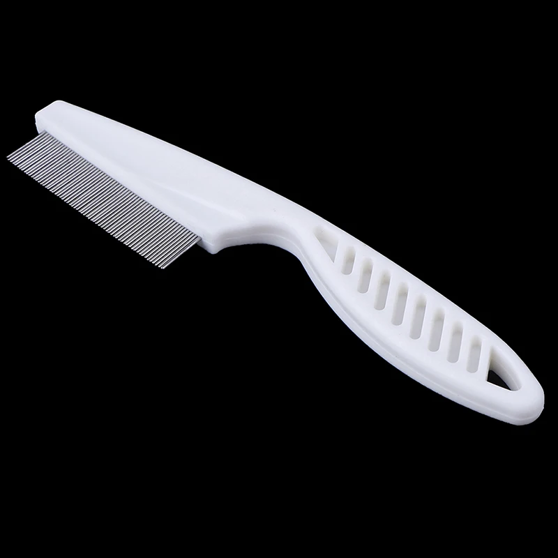Расческа для собак щетка с белыми граблями вычесывания коротких и длинных шерсти
