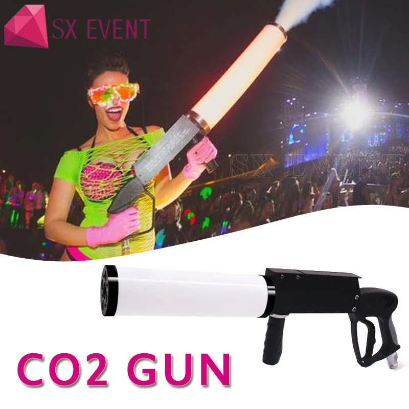Профессиональный светодиодный пистолет для диджея Co2 Jet ночного клуба бара
