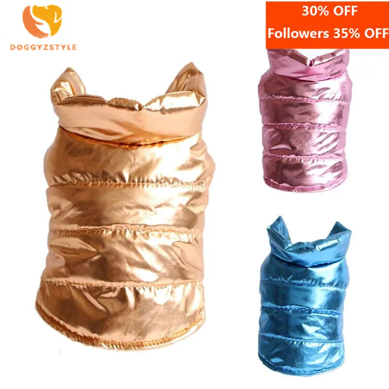 Утолщенный хлопковый ветрозащитный жилет для собак осень и зима куртка без