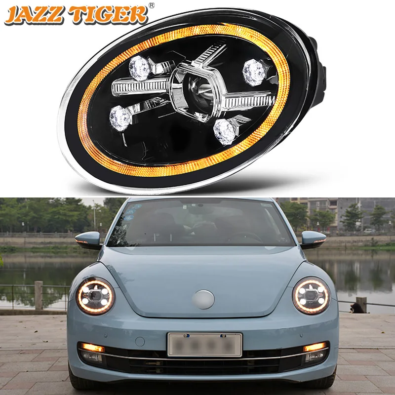 Джаз Тигр стайлинга автомобилей светодиодный DRL динамический Поворотная