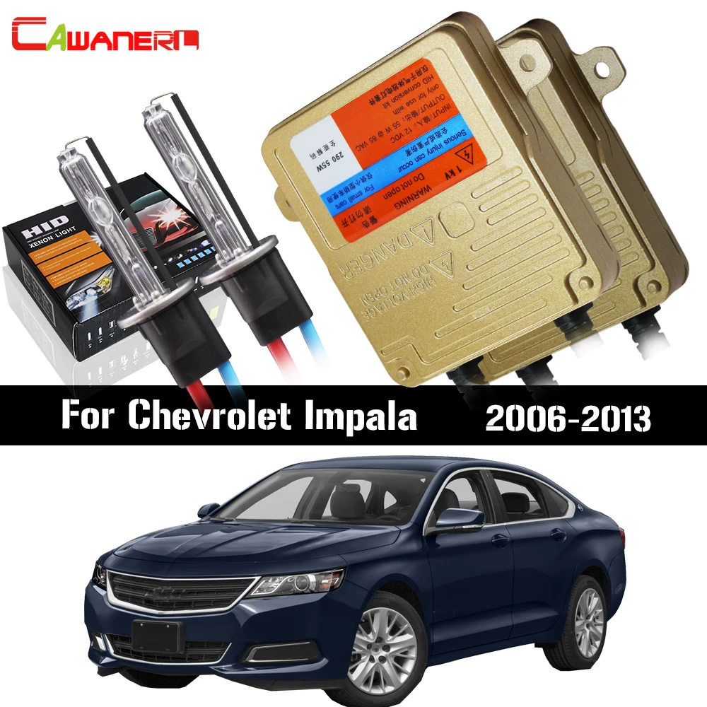 Cawanerl для Chevrolet Impala 2006 2013 55 Вт Авто Шина CAN HID ксеноновый Комплект AC лампа балласт 3000K