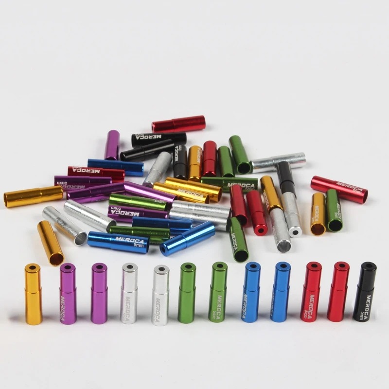 Запчасти для велосипеда MEROCA из алюминиевого сплава 5 мм Тормозная крышка кабеля 4