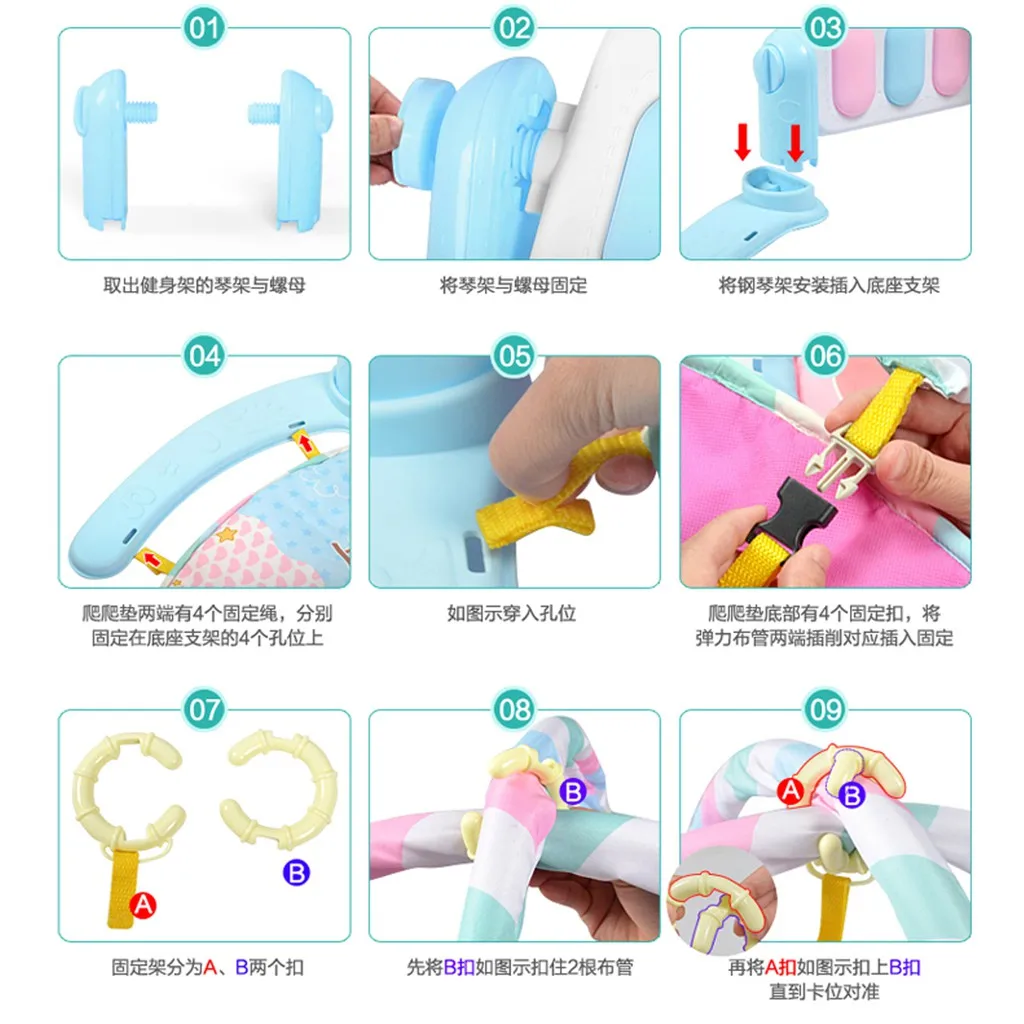 Новый детский коврик детское игровое одеяло игрушка пианино с педалью игрушки