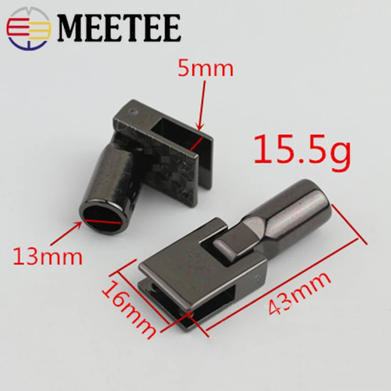 Meetee 2/4Pcs 43mm Metal Bag Side Clip Connector Buckles Handbag Strap Clasps Rope Hanger Stopper DIY Bags Hardware Accessories | Дом и сад