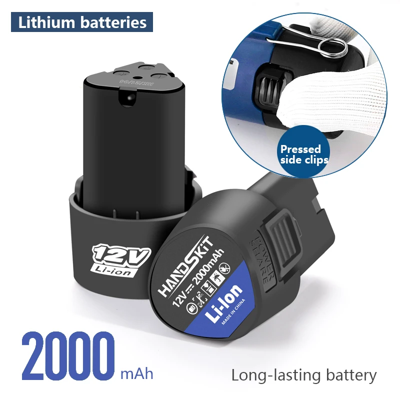 шуруповерт акумяторный 12 В Мини Аккумуляторные электрические отвертки USB 2000 мАч