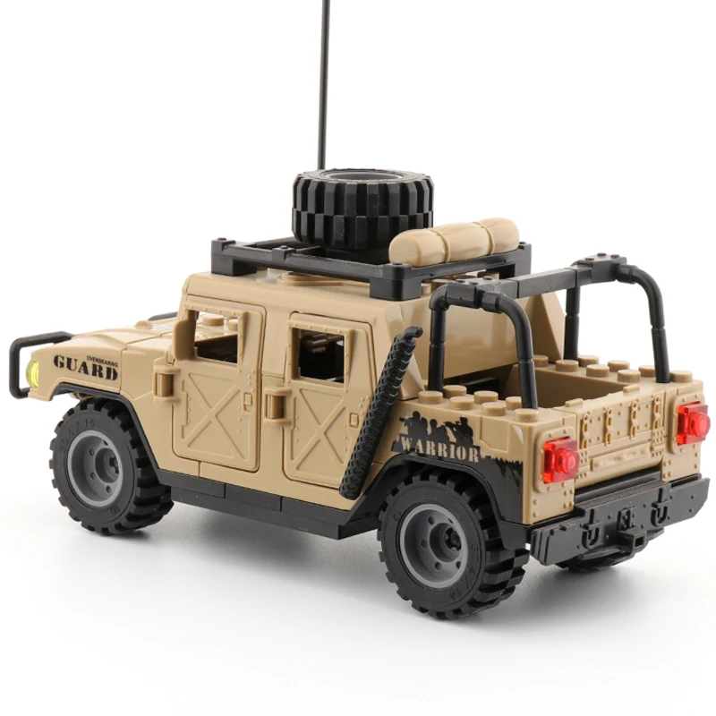 Модель военного автомобиля H1 модель штурмового фигурки оружие пустынный
