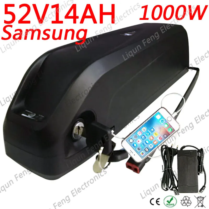 Новый аккумулятор для электровелосипеда Hailong 52 в 14 ач с USB 14S 51 8 литий-ионный