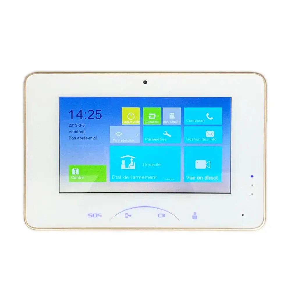 HIK многоязычный внутренний монитор DS-KH8301-WT телефонное приложение Hik-подключение