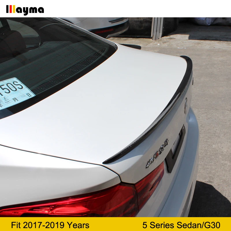 Спойлер для заднего багажника из углеродного волокна BMW 5 серии седан 525i 530i 540i 2017