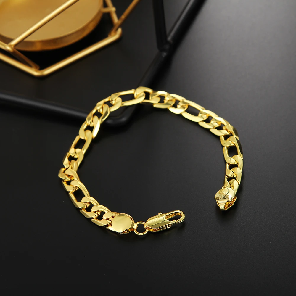 Изысканные 925 Серебро Цвет &quotзолото&quot (18K) красивые женские и мужские