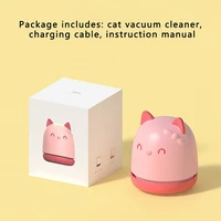 mini cute pet cat desktop vacuum creative cleaner handheld usb charging portable desk vacuum cleaner for office school for home
