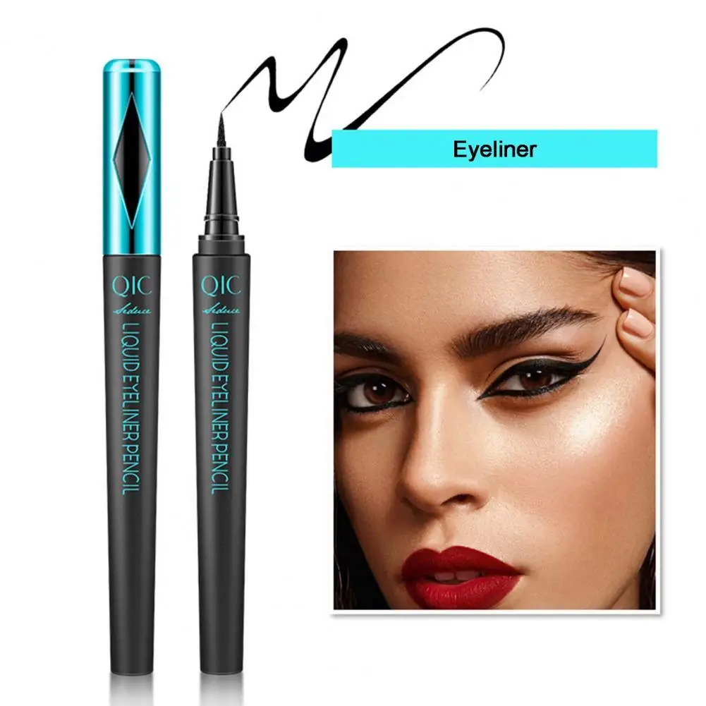 

Eyeliner Pen Waterproof Slim Refill Liquid No Vignetting Black Eyeliner Pencil for Beauty