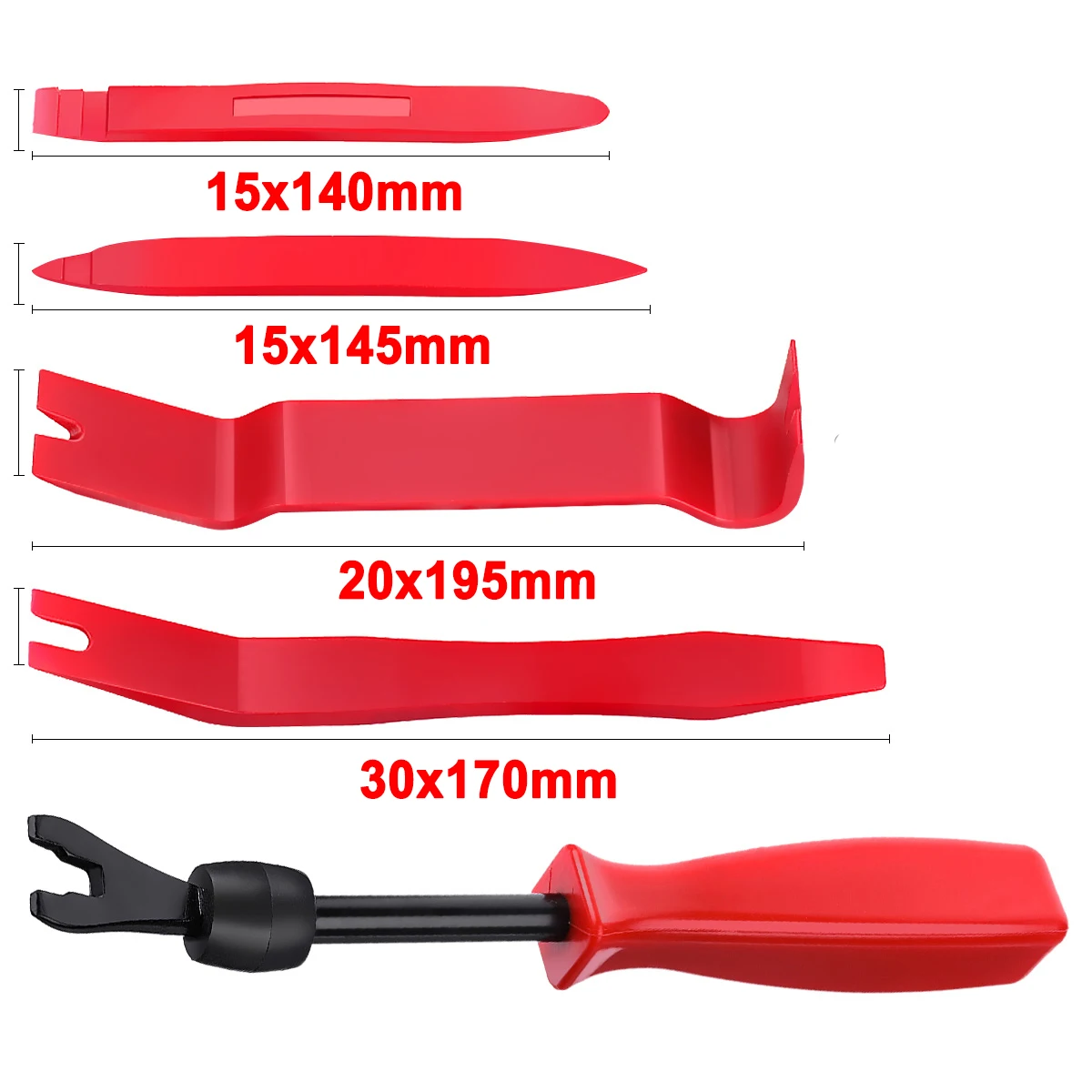 

Car 8/19 Pcs Panel Removal Tool Panel Trim Dash Automotive Interior Parts Auto Radio Repair Kit Trim Removal Tool Set