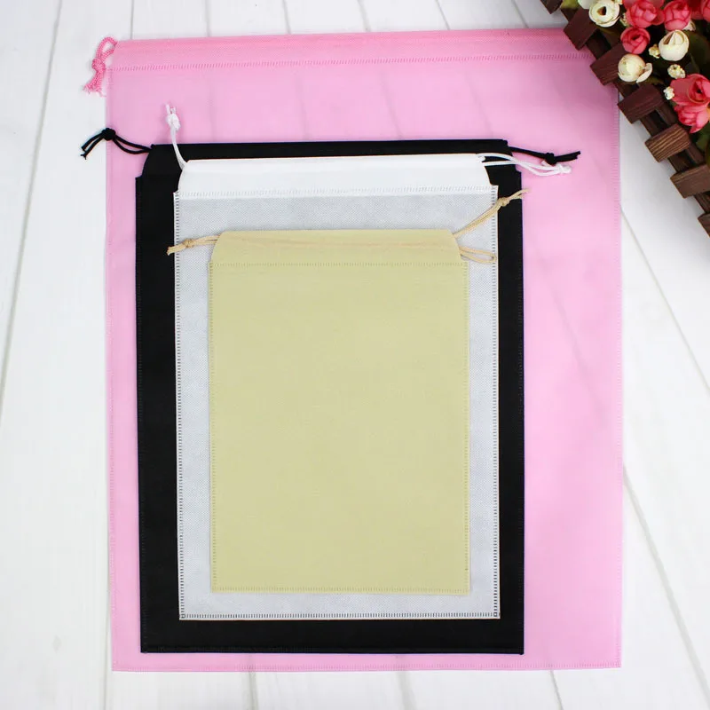 

Wholesale Waterproof Package Shoe Pocket storage organize bag Non-woven fabric Draw pocket Drawstring Bags Toiletry Bag Case