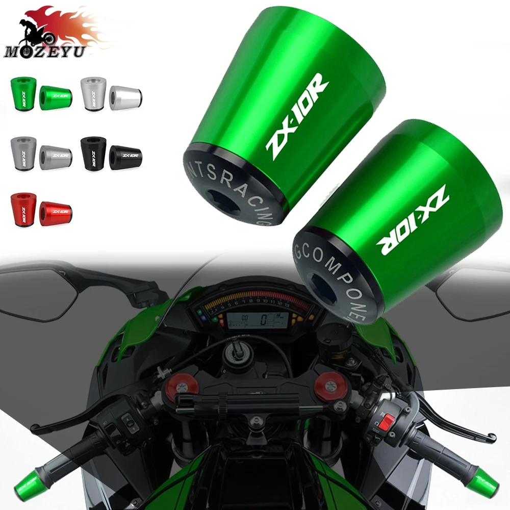 

FOR KAWASAKI ZX-10R Performance 2019 2020 2021 Motorcycle Counterweight grips ends Handle Bar Cap End Plugs CNC Handlebar Grips