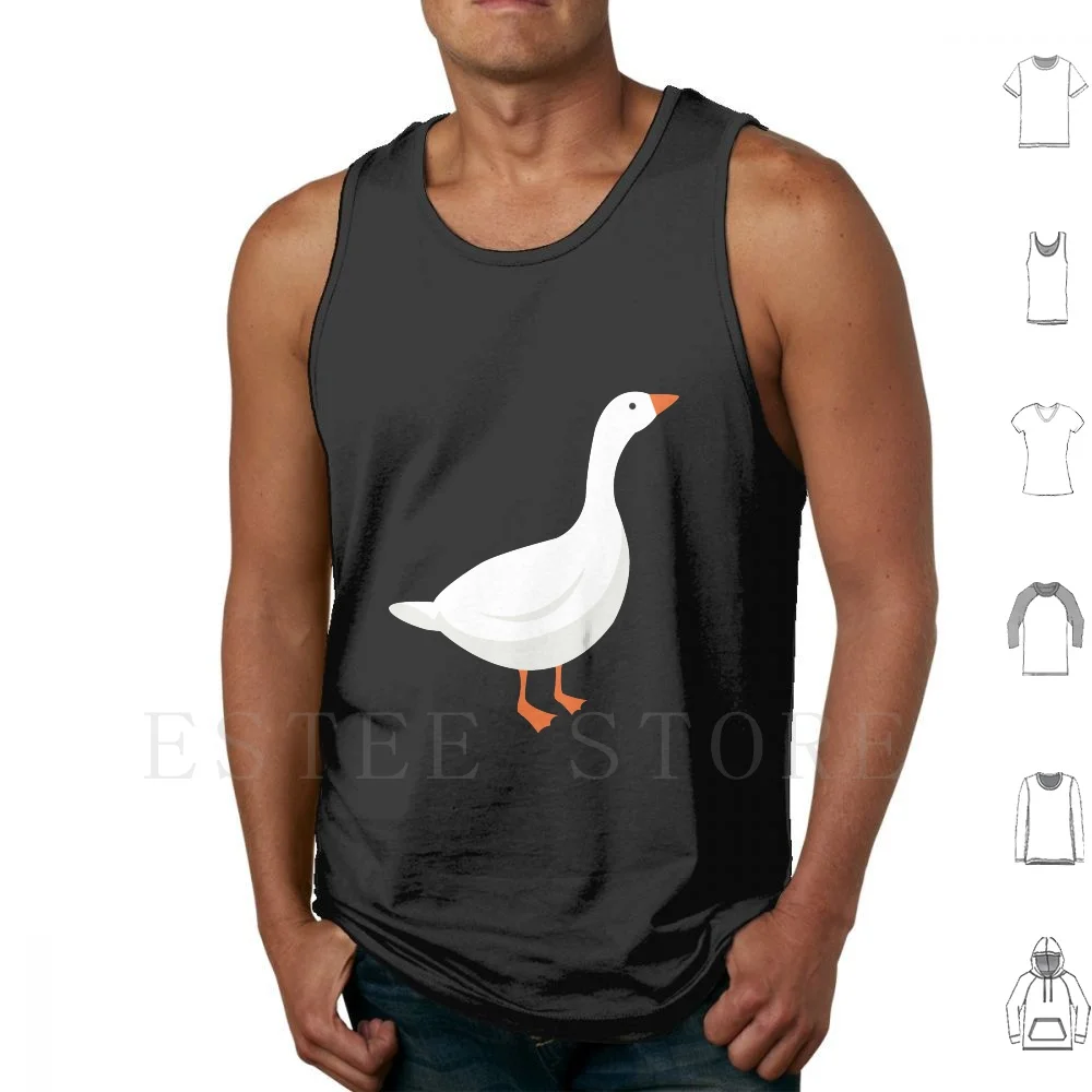 

Untitled Goose Tank Tops Vest Sleeveless Goose Untitled Untitled Goose Game Geese Bird Birds Animal Animals Cartoon Cartoons