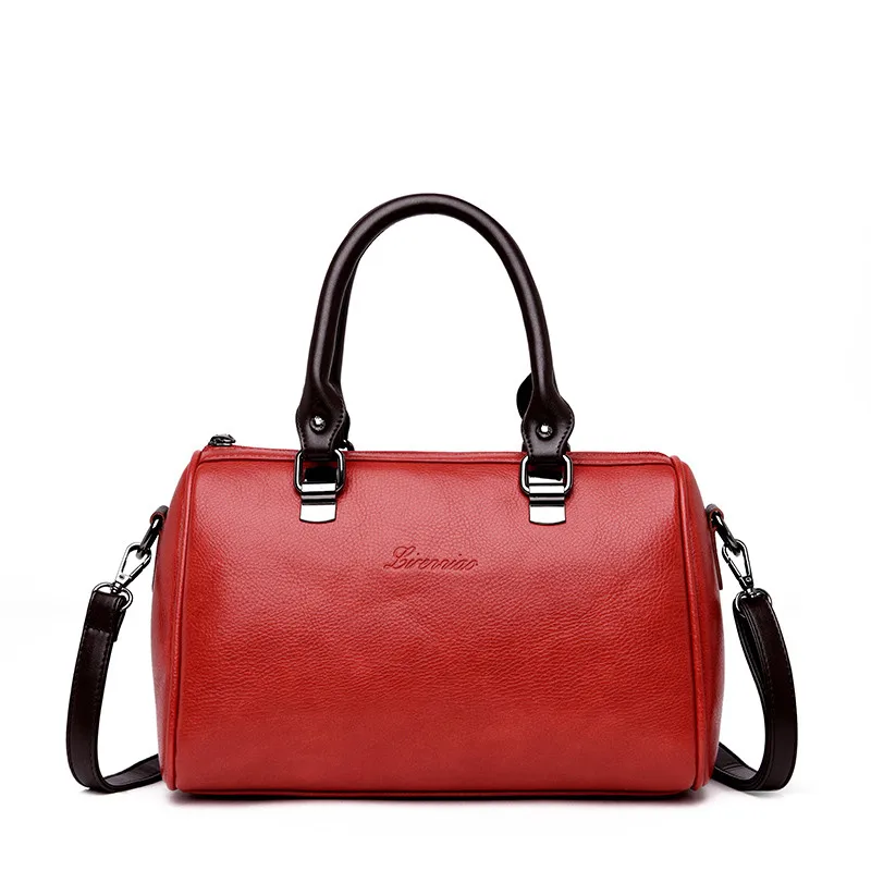 Bolsa Feminina Tote роскошные сумки женские сумки дизайнерские сумки высокого качества кожаные сумки через плечо для женщин - Цвет: WINE RED