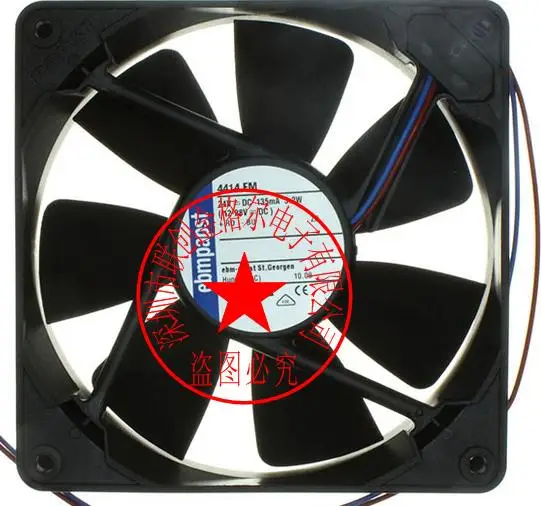 

BRAND NEW 4412 F/2 12VDC 5.3W 3WIRES ORIGINAL GERMANY 12025 FAN FANS