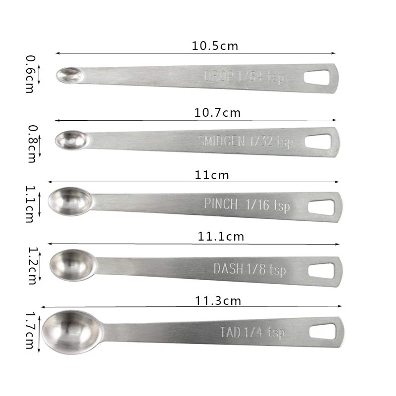 5 шт./компл. миниатюрный мерный соус ингредиенты для приправ аксессуары кухни |