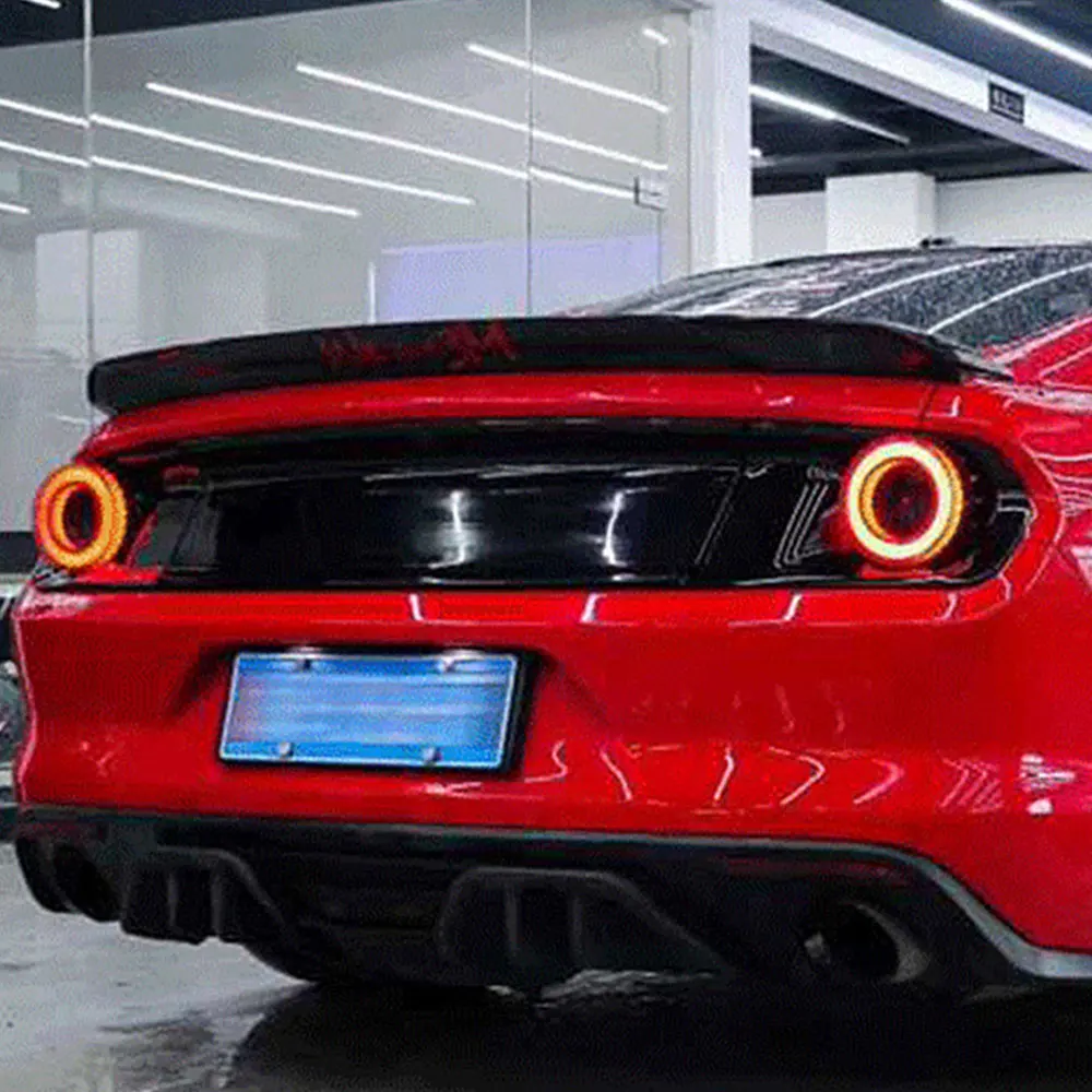 Автомобильный Стайлинг для ford Mustang задняя фара 15-19 для Mustang задние фонари, выделенный Автомобильный свет, светодиодные задние фонари с 2 шт