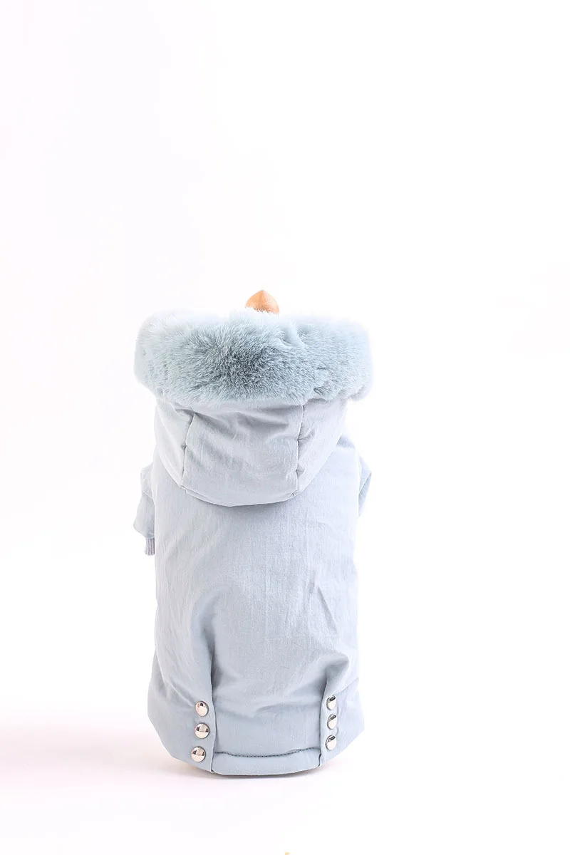 Модный дизайн одежда с двумя ногами для собак розовый серый синий цвета размеры