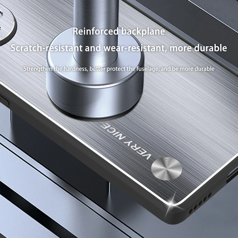 brushed phone case for huawei honor 50 pro honor 50e hard strength metal brushed back paneltpu soft edge all round protection free global shipping