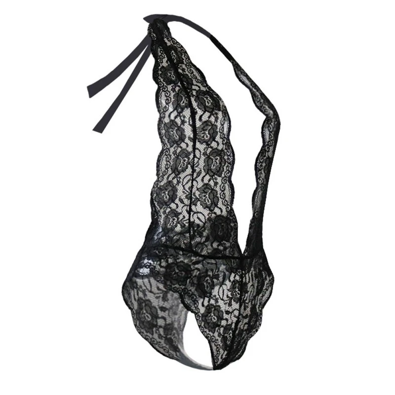 Сексуальное женское нижнее белье черное кружевное прозрачное Эротическое с