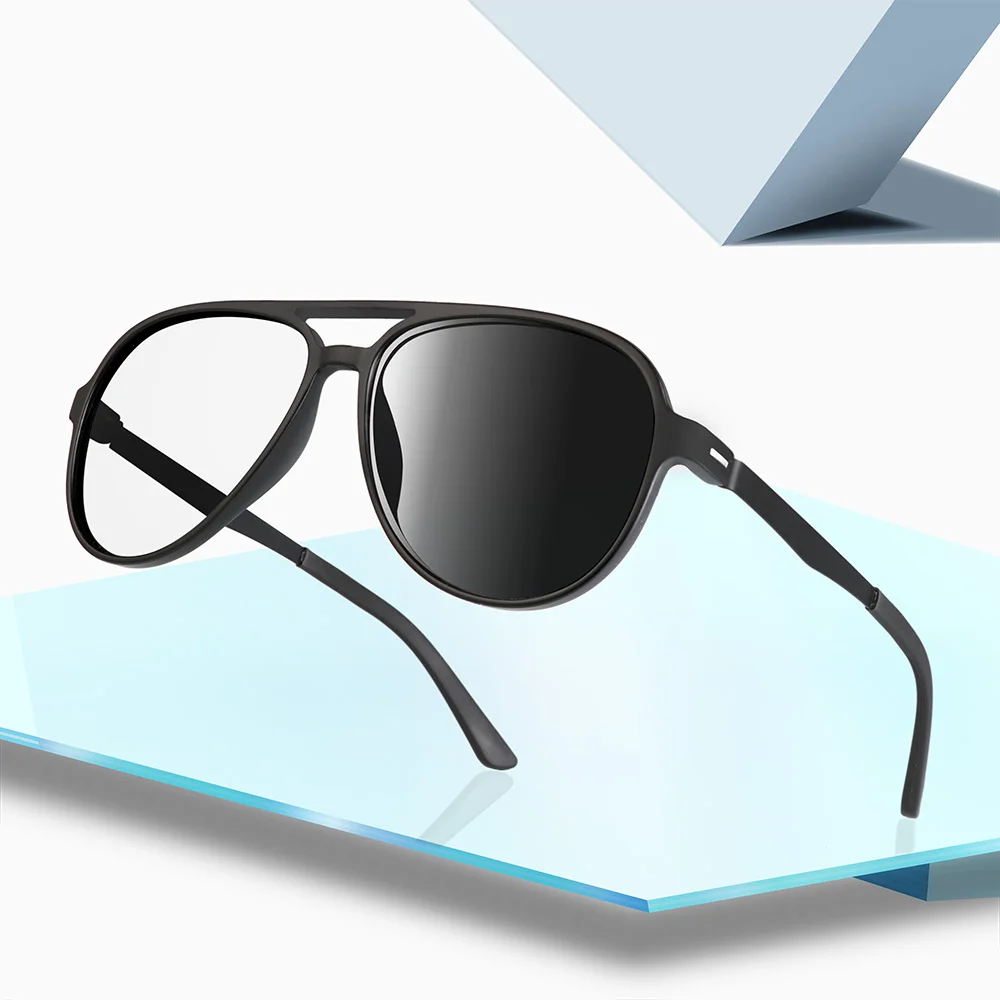 

TR90 Glasses Frame Men Fashion Male Eyeglasses Frame With Myopia Photochromic lenses Prescription Glasses -0.5 -1.25 -To -6.0