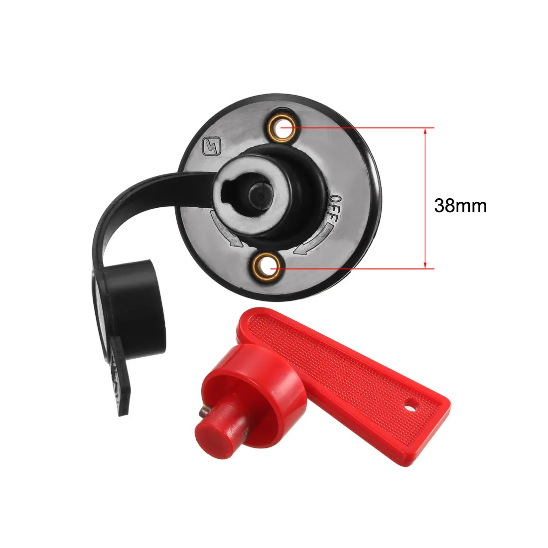 

uxcell 60V 200A Battery Isolator Disconnect Cut Off Power Switch with Removable Key