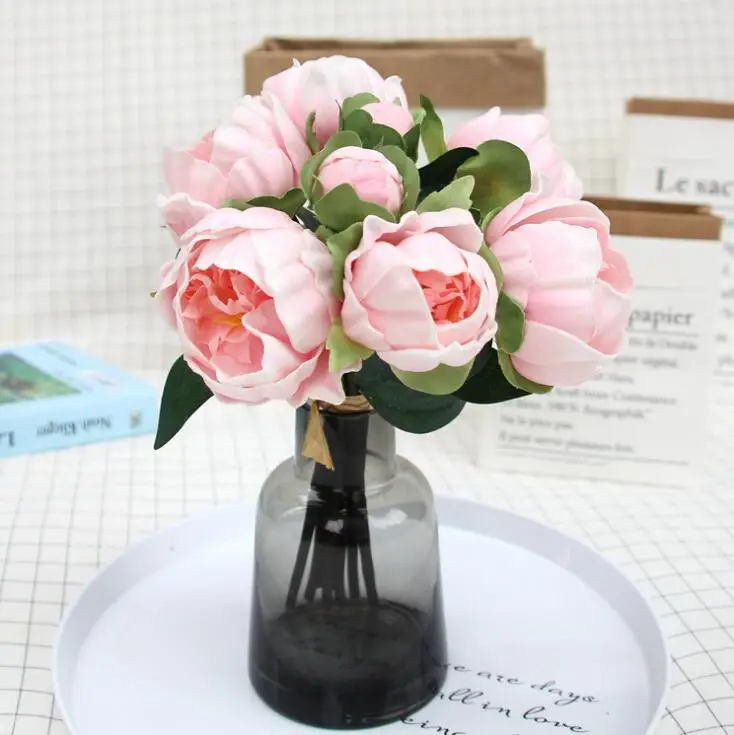 Настоящие цветы на ощупь высококачественные Искусственные из искусственной