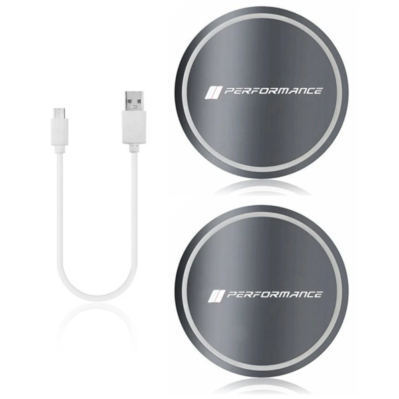 Автомобильная атмосферная лампа светодиодсветильник для чашки UBS цветные водные