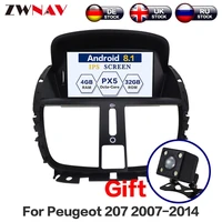 px6 android 10 dsp 464g dsp for peugeot 207 2007 2008 2009 2014 multimedia car gps dvd player radio multimedia ips screen