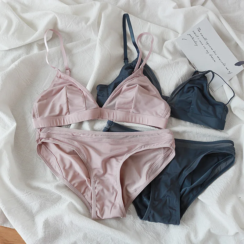 Wriufred красивого молочного комплект из бюстгальтера и трусов с полосатой юбкой