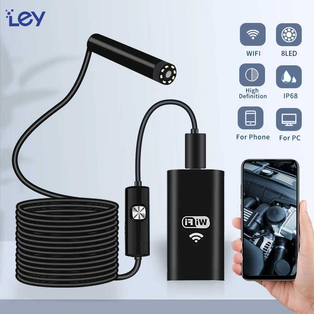 

Профессиональный эндоскоп для автомобильной камеры 1080p, отоскоп с полной камерой для осмотра, бороскоп с USB-управлением, роторный эндоскопи...