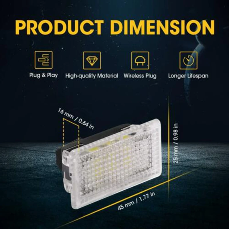 Светодиодный светильник 9 шт. набор ламп для багажника Tesla Model 3 S X ультра яркий