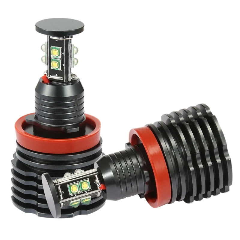 Туман светильник головной H8 без ошибок 80 Вт Светодиодный в виде ангельских глаз