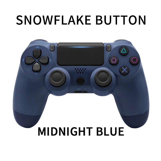 Bluetooth Беспроводной джойстик для PS4 контроллер подходит для Игровые приставки 4 консоль для Игровые приставки Dualshock 4 геймпад для PS3 консоли геймпад джойстик для gamepad геймпад для пк для PS4 - Цвет: type1 Midnight Blue