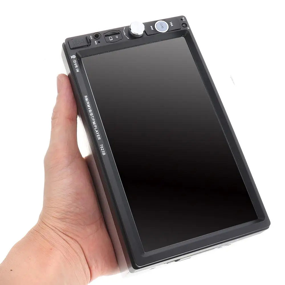 Автомагнитола 2 DIN 7 дюймов мультимедийный mp5 плеер FM USB AUX HD Bluetooth Совместимый