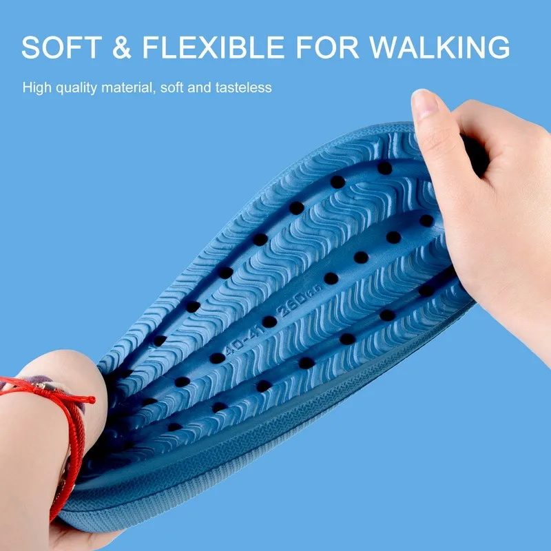 

Women Thick Platform Slippers Summer Beach Eva Soft Sole Slide Sandals Leisure Men Ladies Indoor Bathroom Anti-slip Shoes