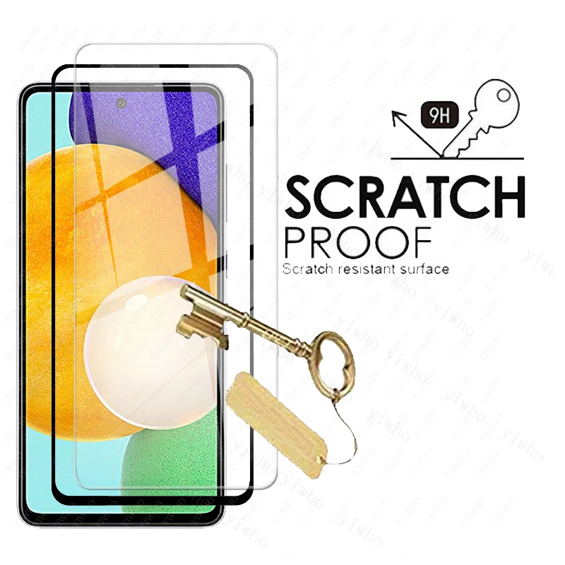 Tempered Glass for Samsung Galaxy A52 A22 5G A12 A42 A72 A82 Screen Protector Lens Film for Samsung A12 Clear Protective Glass