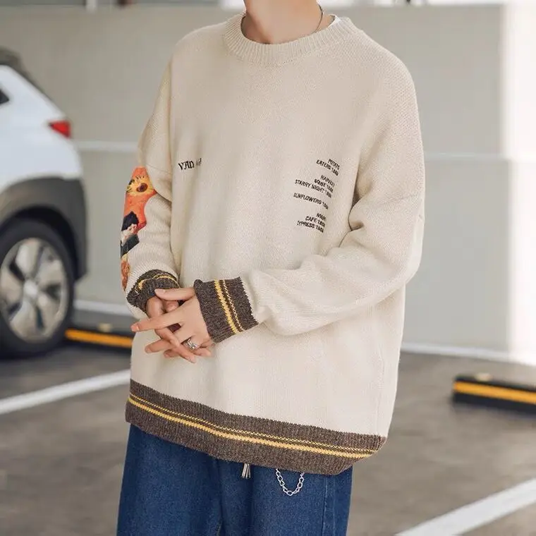 

Джемпер мужской трикотажный в стиле «хип-хоп»