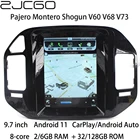 Автомобильный мультимедийный плеер ZJCGO, стерео радио-навигация, Android экран для Mitsubishi Pajero Montero Shogun V60 V68 V73 1999  2006