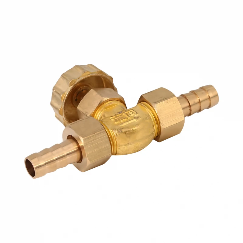 8 мм/10 мм 1 МПа водяной клапан ID шланг с зазубриной латунный параллельный