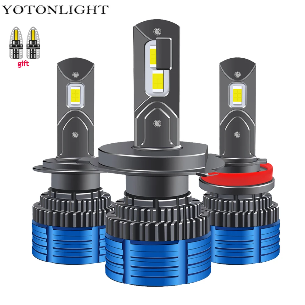 Супер яркий H1 Led H4 H7 H11 9005 hb3 9006 hb4 9004 9007 H13 80 Вт 26000lm светодиодный головной светильник
