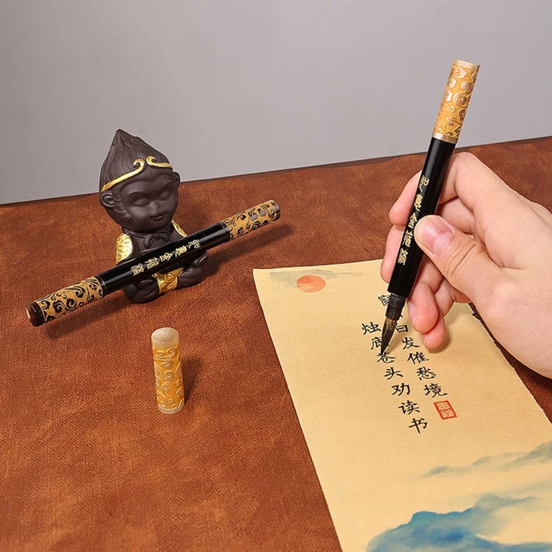 Кисть для китайской каллиграфии со стандартной крышкой подходит