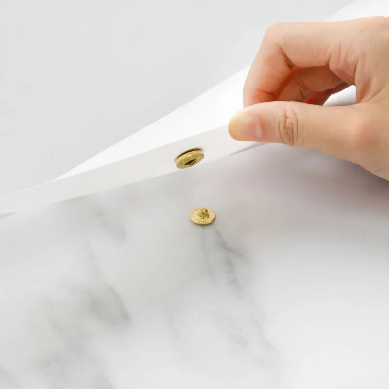 Портативная мраморная папка для файлов A5/B5 водонепроницаемая полипропиленовая