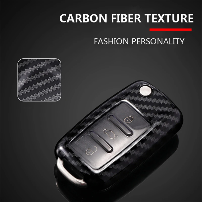 Новый чехол для автомобильного ключа из поликарбоната и углеродного волокна VW