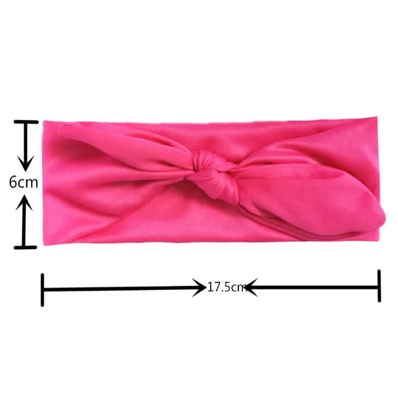 Детская повязка на голову бант для девочек ободки с кроличьими ушками Turban Knot